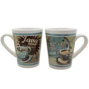 Royal Norfolk Java Roast Fresh Brew Coffee Mug Set